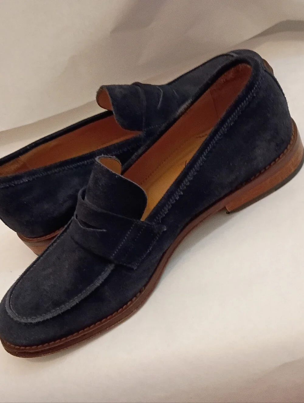 Paul Smith Loafer's Luxury Suede  Leather Shoes Men’s  UK 9